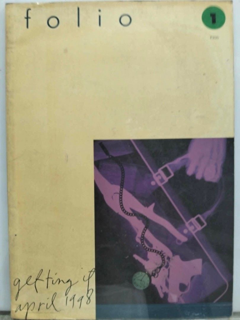 Folio Magazine Issue 1 - April 1998 (Category: Magazines) located in Quezon City. Submitted by collectible.books.ephemera (Listing ID 1444953237, Image 1). Description: - Folio Magazine, Issue 1 - Dated April 1998.