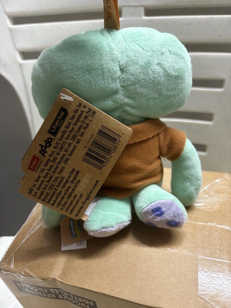Fugglers Squidward Plush Toy (Category: Plushies & Soft Toys) located in Manila. Submitted by schwarger (Listing ID 1444943504, Image 2). Description: - Authentic Fugglers plush toy - Features Squidward Tentacles - Brand new with tags attached.