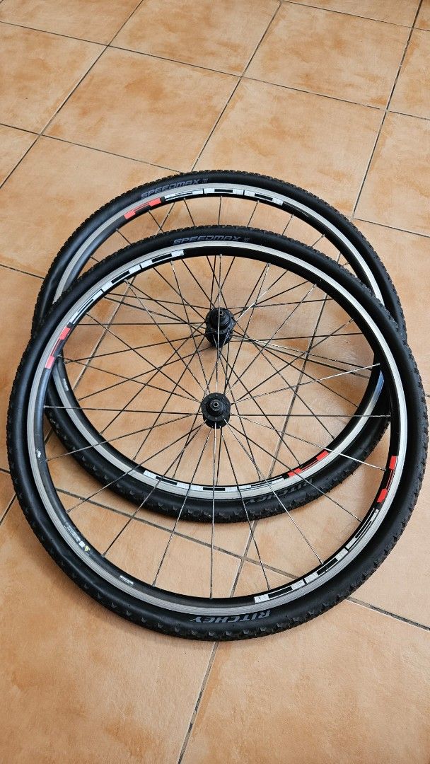 Shimano R500 wheelset (Category: Bicycles) located in Quezon City. Submitted by oldbridgecycles (Listing ID 1444868507, Image 3). Description: Shimano R500 wheelset with Ritchey Speedmax tires 40c.