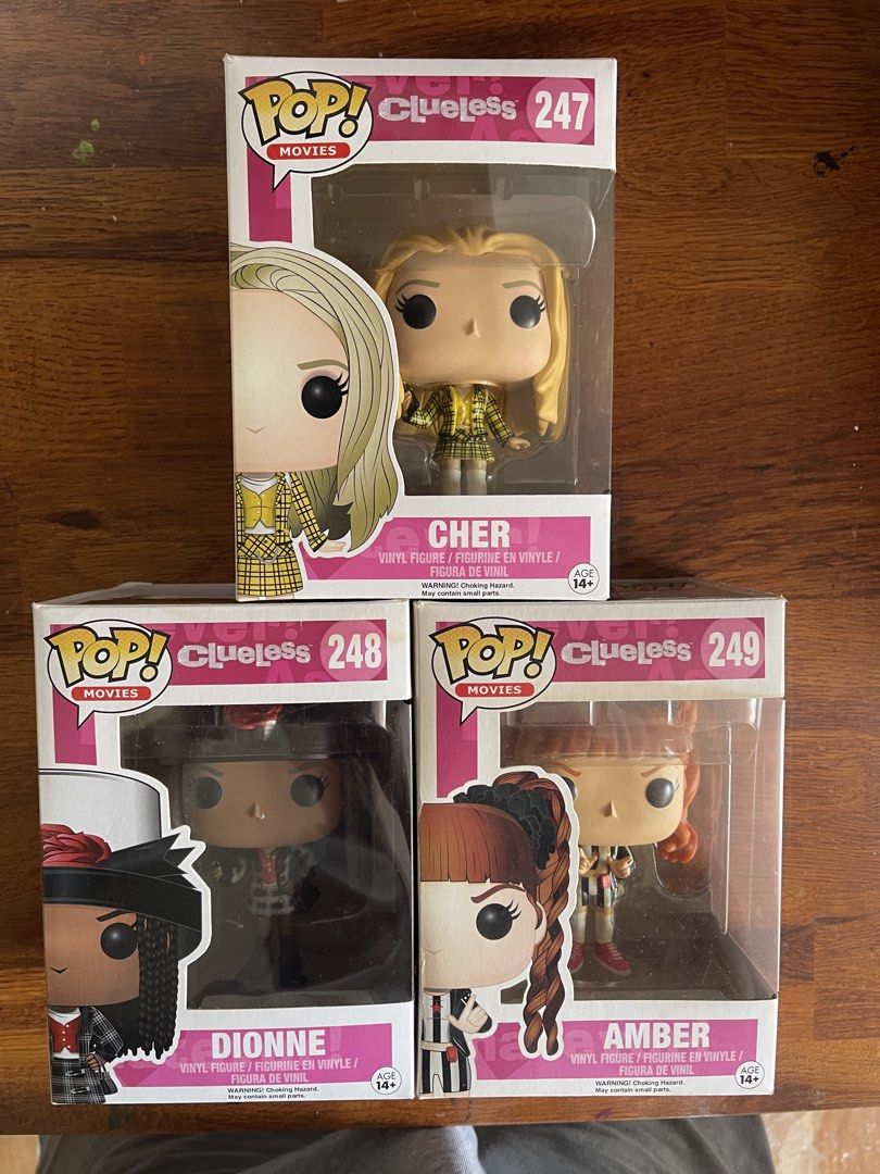 Funko Pop Movies Clueless Cher Dionne Amber Bundle (Category: Designer & Blind Box Toys) located in Pili. Submitted by MattDCollector (Listing ID 1444881313, Image 2). Description: For Sale! Funko Pop Movies Clueless Vaulted Cher, Dionne & Amber Recommended for OOB Collectors. Will provide more photos only for sure buyer. No Lowballers. 1st to pay. Crossposted MOP: Gcash, Maya or BPI Bank Transfer MOD: Flash Expresss (SF c/o Buyer).