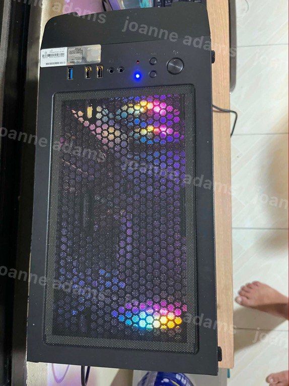 Gaming PC with RGB, M, Keyboard, and Headset (Category: Desktops) located in Santa Rosa. Submitted by _joannealexis (Listing ID 1444922245, Image 3). Description: RYZEN 7 5700G PC SET FOR SALE Ryzen 7 5700G 3.80 GHz iGPU AMD Radeon Graphics A520KM v2 MOBO 16GB RAM Fury Beast (Single Stick) DDR4 3200 MT/s Inplay 650W PSU (RGB) Inplay Case 4 Fans (RGB) 256GB SSD Windows 11 Onikuma Gaming Headset Freebies: Keyboard, Mouse, Wifi Adapter, 2K Webcam, C