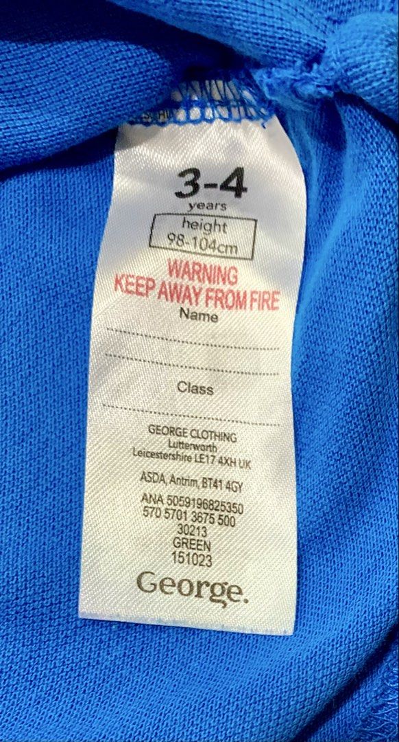 George Kids Polo Shirt (Category: Babies & Kids Fashion) located in Manila. Submitted by teelopez888 (Listing ID 1444867585, Image 3). Description: George Kids Polo Shirt (Blue) (3-4Y).