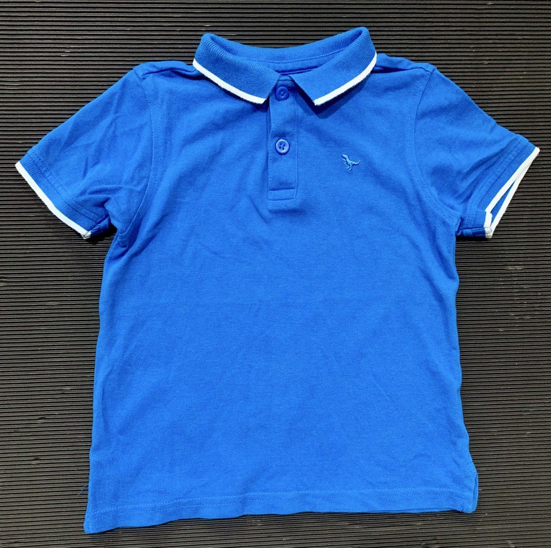George Kids Polo Shirt (Category: Babies & Kids Fashion) located in Manila. Submitted by teelopez888 (Listing ID 1444867585, Image 1). Description: George Kids Polo Shirt (Blue) (3-4Y).