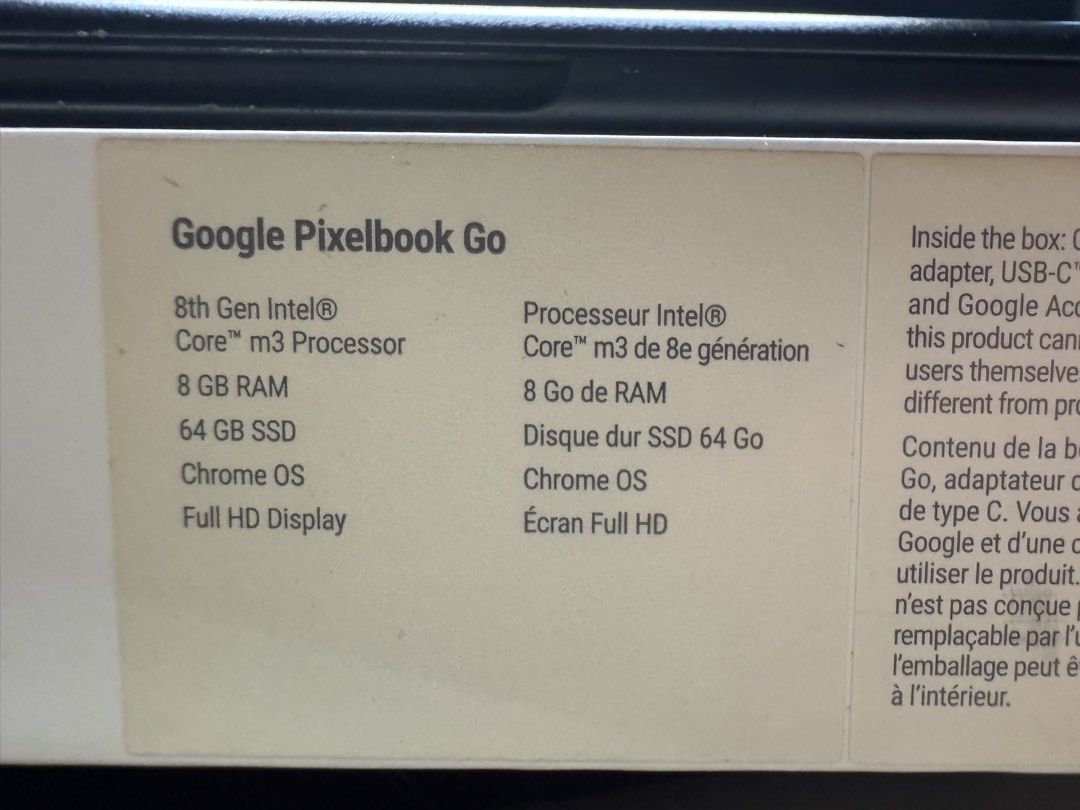 Google Pixelbook Go487554146191943683