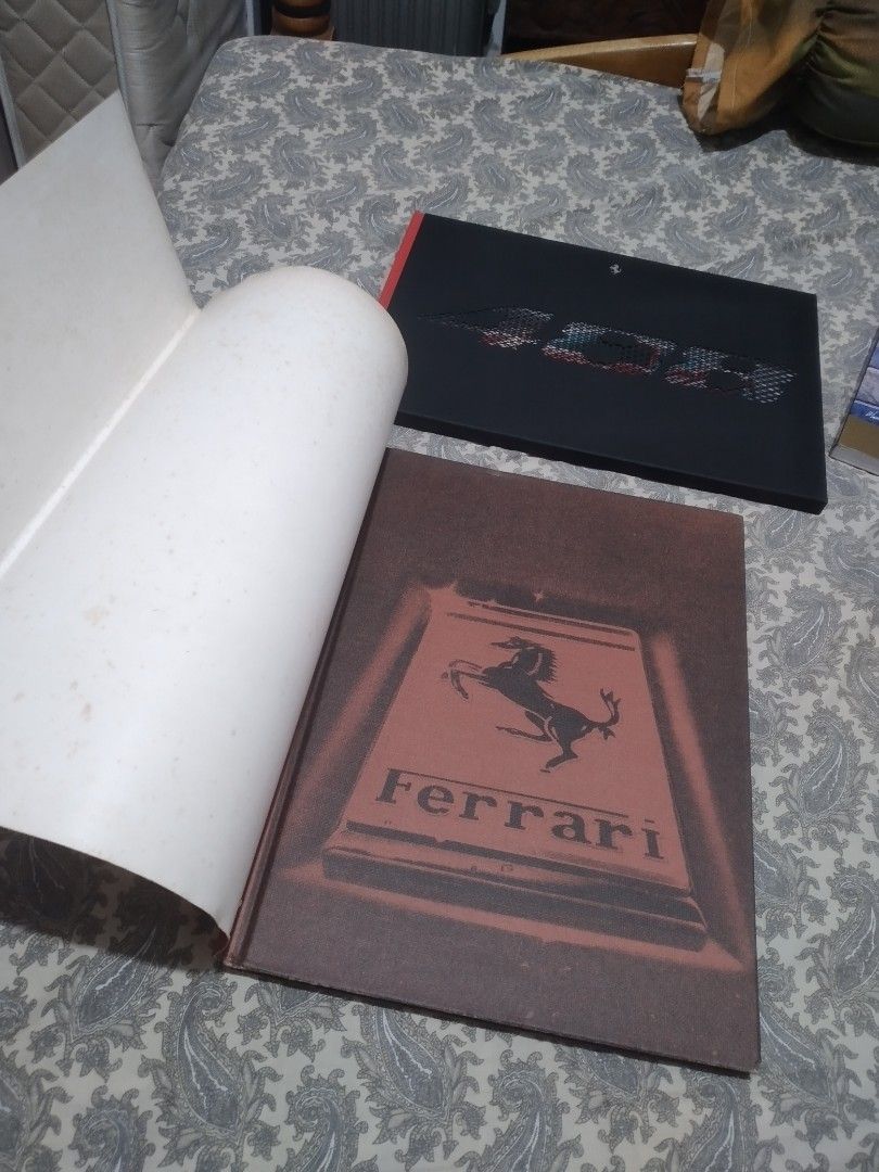 Great Marques Ferrari hardcover Book (Category: Storybooks) located in Pasig City. Submitted by aecollection03 (Listing ID 1444971870, Image 2). Description: - Ferrari book by Godfrey Eaton - Featuring Jody Scheckter and John Blunsden -Reprinted 1981 - Richly illustrated with photos of Ferrari engines and cars - A must-have for any Ferrari enthusiast - Hardcover -water Mark's on dustcover and first and last page shown on photos 2&4.