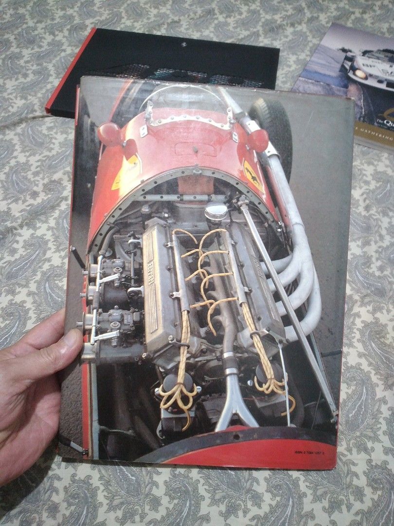 Great Marques Ferrari hardcover Book (Category: Storybooks) located in Pasig City. Submitted by aecollection03 (Listing ID 1444971870, Image 3). Description: - Ferrari book by Godfrey Eaton - Featuring Jody Scheckter and John Blunsden -Reprinted 1981 - Richly illustrated with photos of Ferrari engines and cars - A must-have for any Ferrari enthusiast - Hardcover -water Mark's on dustcover and first and last page shown on photos 2&4.