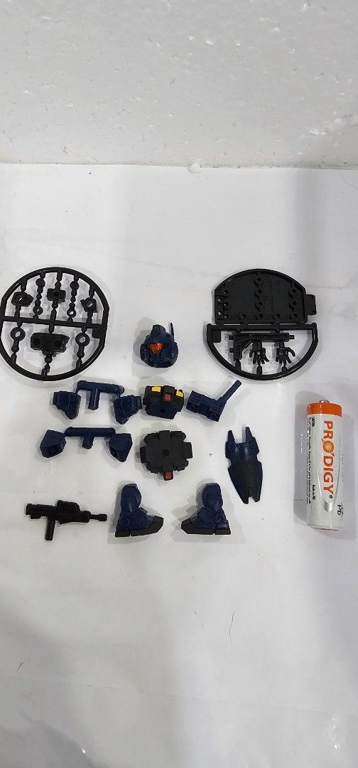 Gundam Gashapon RGM 79Q GM Quel (Category: Gundam & Model Kits) located in Baguio. Submitted by bitsbaguio (Listing ID 1445006277, Image 1). Description: - Rare Unbuilt Gundam Gashapon Model kit - All parts are unbuilt and ready for assembly - Please check photos for the exact contents included.