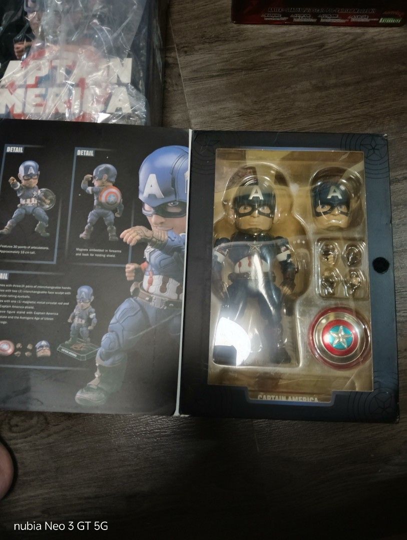 HQKO Egg attack captain america (Category: Designer & Blind Box Toys) located in Mabalacat. Submitted by babyjamil1919 (Listing ID 1444917791, Image 2). Description: Hqko sealed - 1100 back in box - sold.