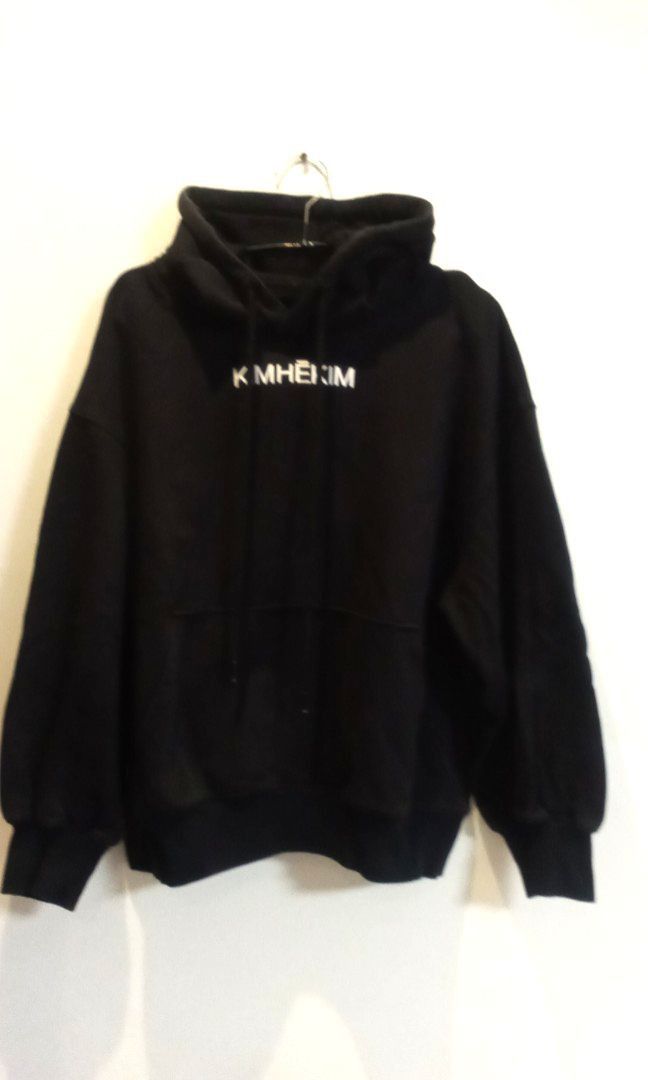 KIMHEKIM BLACK HOODIE (Category: Coats, Jackets and Outerwear) located in Dasmarinas. Submitted by solstice.style (Listing ID 1444866622, Image 2). Description: KIMHEKIM BLACK HOODIE Pre owned Color condition 8/10 Size W24 x L 23" (women's hoodie) But I wear this😊 Thick and quality fabric 100 percent cotton 3600 free. Shipping.