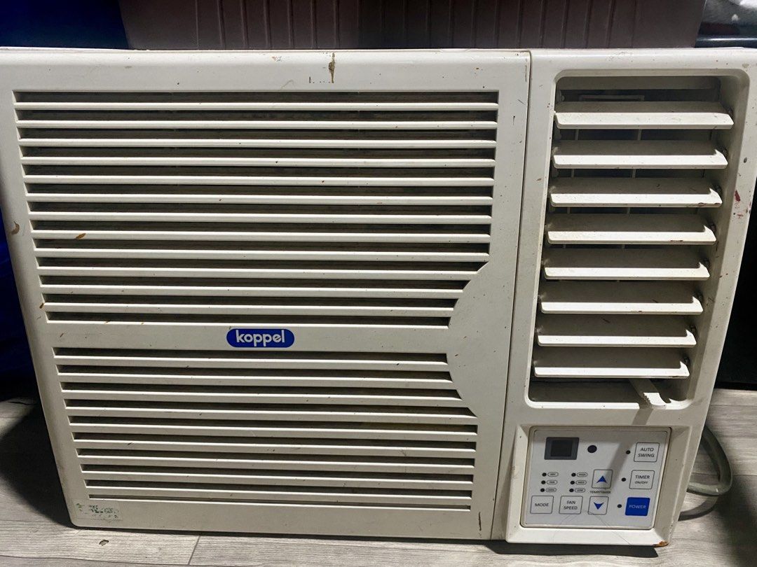 Koppel Window Type Air Conditioner KWR-07R5A (Category: Air Conditioning and Heating) located in Manila. Submitted by mariz.teodoro (Listing ID 1444880657, Image 1). Description: - Koppel Window Type Air Conditioner - Model: KWR-07R5A - Cooling Capacity: 7,488 Btu/h - Rated Input: 730 W - Voltage: 230V-60Hz - Refrigerant: R410A - Unit Weight: 29 kg - Please check photos for detailed condition..