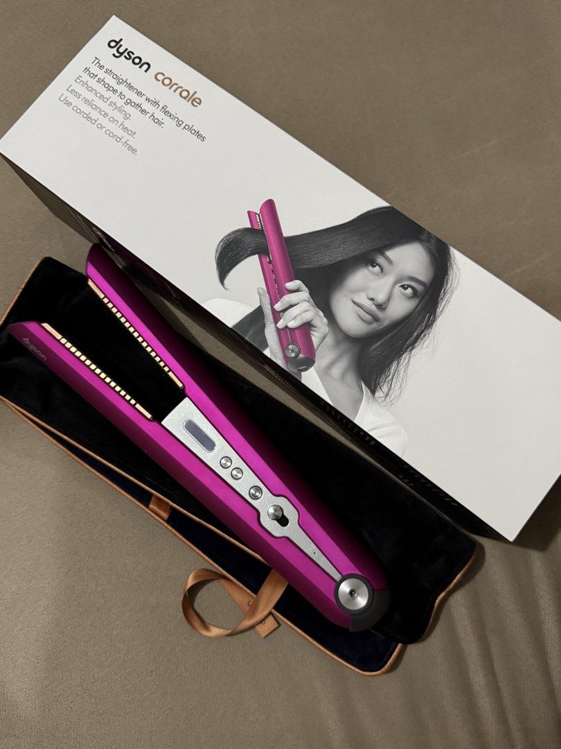 Limited Edition Color Dyson Corrale (Category: Hair) located in Pavia. Submitted by kris0025 (Listing ID 1444902434, Image 1). Description: Dyson Corrale in Fuschia Pink Complete set (charger,box,receipt) Barely used because I have other styling tools. .