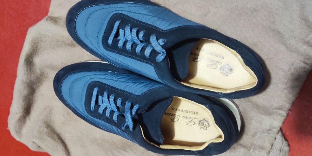 Loro Piana Weekend Walk (Nylon Blue Suede) (Category: Shoe inserts & accessories) located in Manila. Submitted by mitzza (Listing ID 1445011023, Image 2). Description: Used very rarely (once or twice), box is missing. Feel free to ask for photos to verify authenticity Manila area.