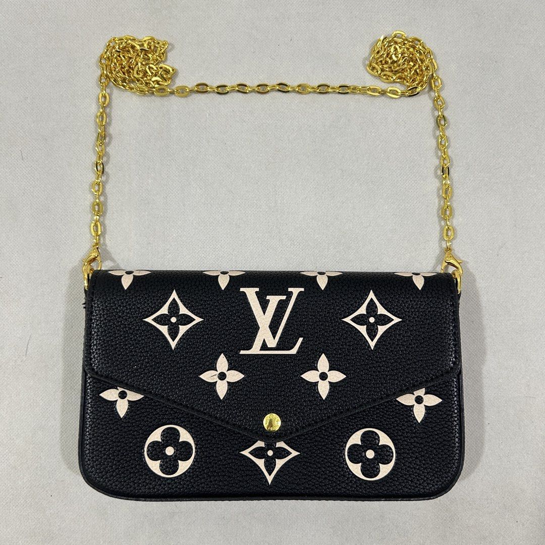 Louis Vuitton Monogram Wallet on Chain Bag (Category: Luxury Bags & Wallets) located in Cavite. Submitted by moo2k (Listing ID 1444892391, Image 1). Description: - Authentic Louis Vuitton Wallet on Chain - Classic Monogram pattern - Includes separate cardholder - Includes zippered pouch - Gold chain strap - Ideal for carrying essentials - Please check photos for condition details.
