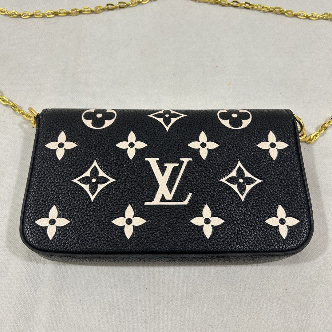 Louis Vuitton Monogram Wallet on Chain Bag (Category: Luxury Bags & Wallets) located in Cavite. Submitted by moo2k (Listing ID 1444892391, Image 3). Description: - Authentic Louis Vuitton Wallet on Chain - Classic Monogram pattern - Includes separate cardholder - Includes zippered pouch - Gold chain strap - Ideal for carrying essentials - Please check photos for condition details.