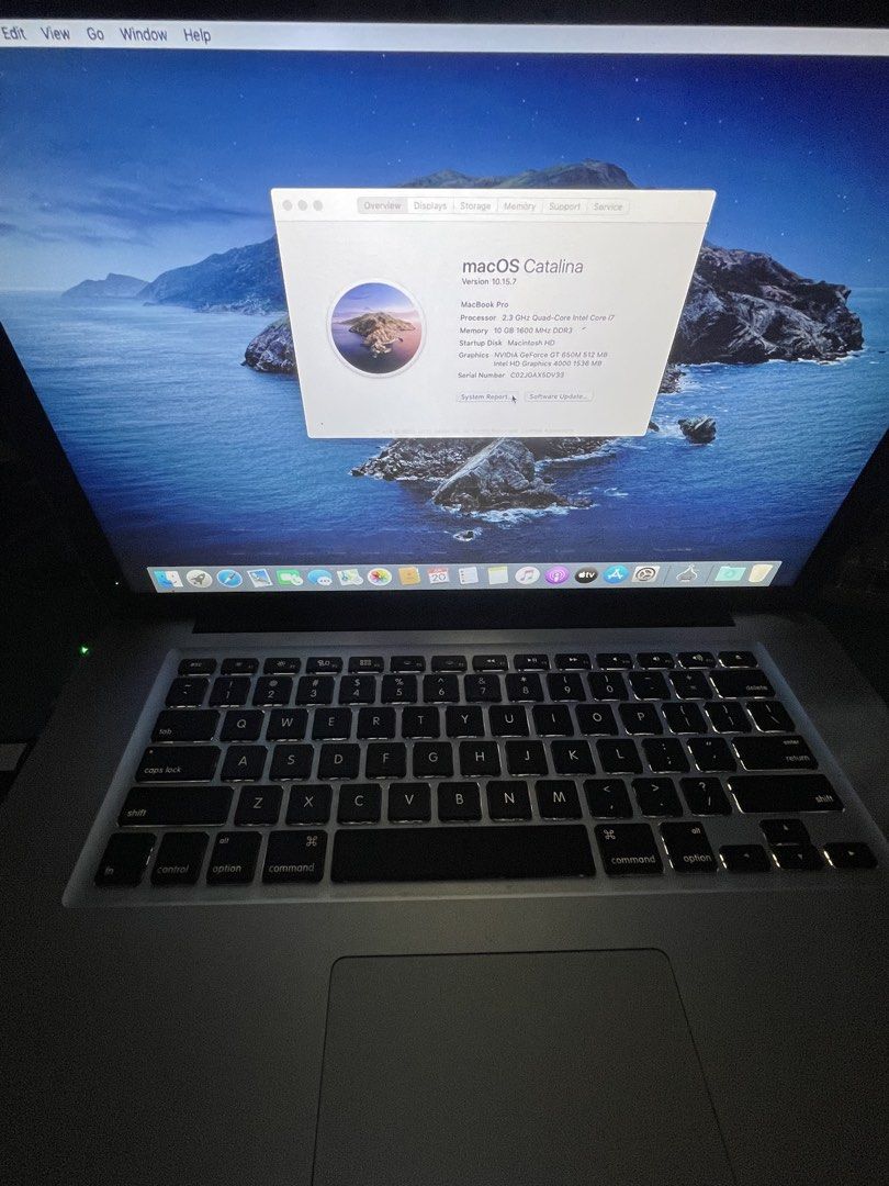 macbook pro i7 2012 15-inch (Category: Laptops & Notebooks) located in Manila. Submitted by hometechieonlineshop (Listing ID 1444995783, Image 1). Description: macbook pro i7 2012 10gb ram 256gb ssd intel hd 4000 nvidia geforce gt650m with charger only .