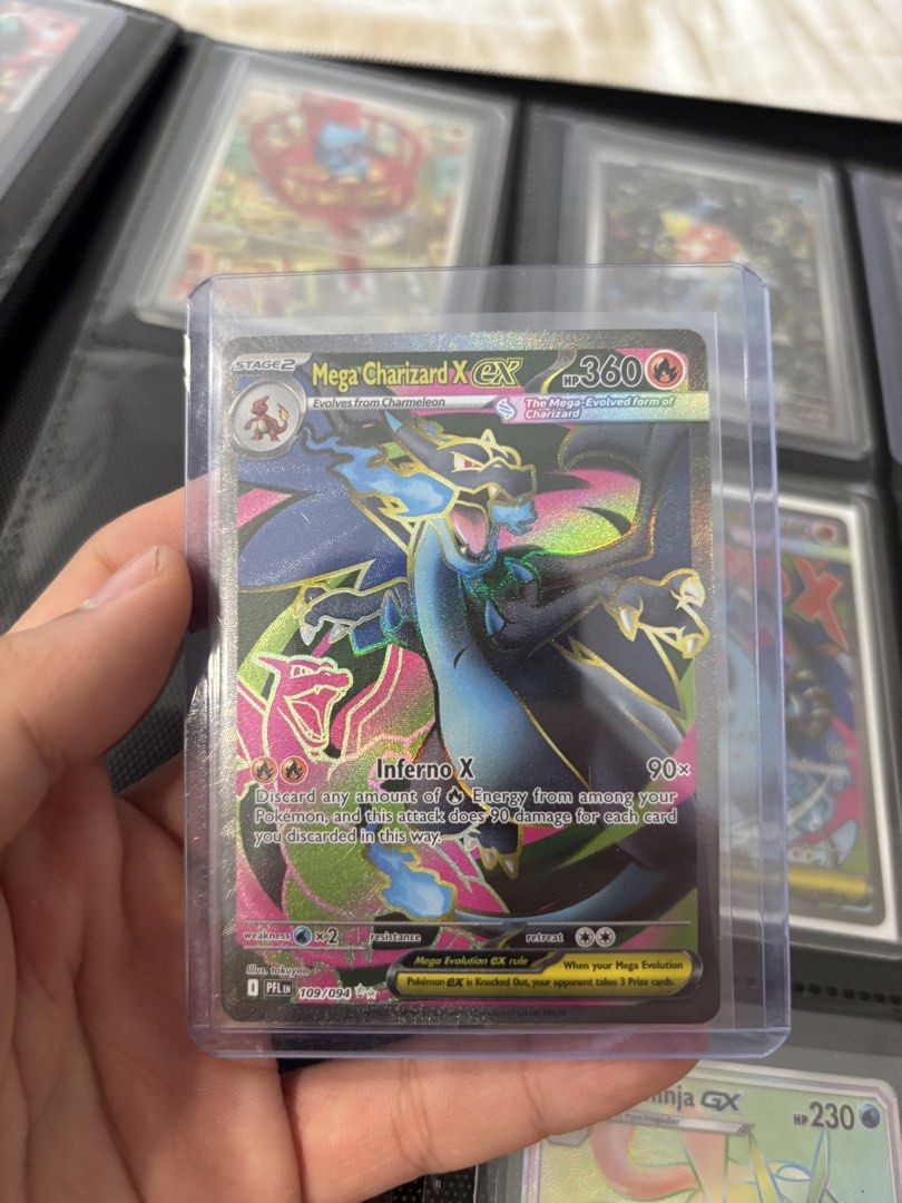 mega charizard (Category: Raw Cards) located in Singapore. Submitted by jdjjksj (Listing ID 1444878656, Image 1). Description: wts/wtt shoot a dm i dont bite meetup at tiongbahru MRT smartpac mailing +3.