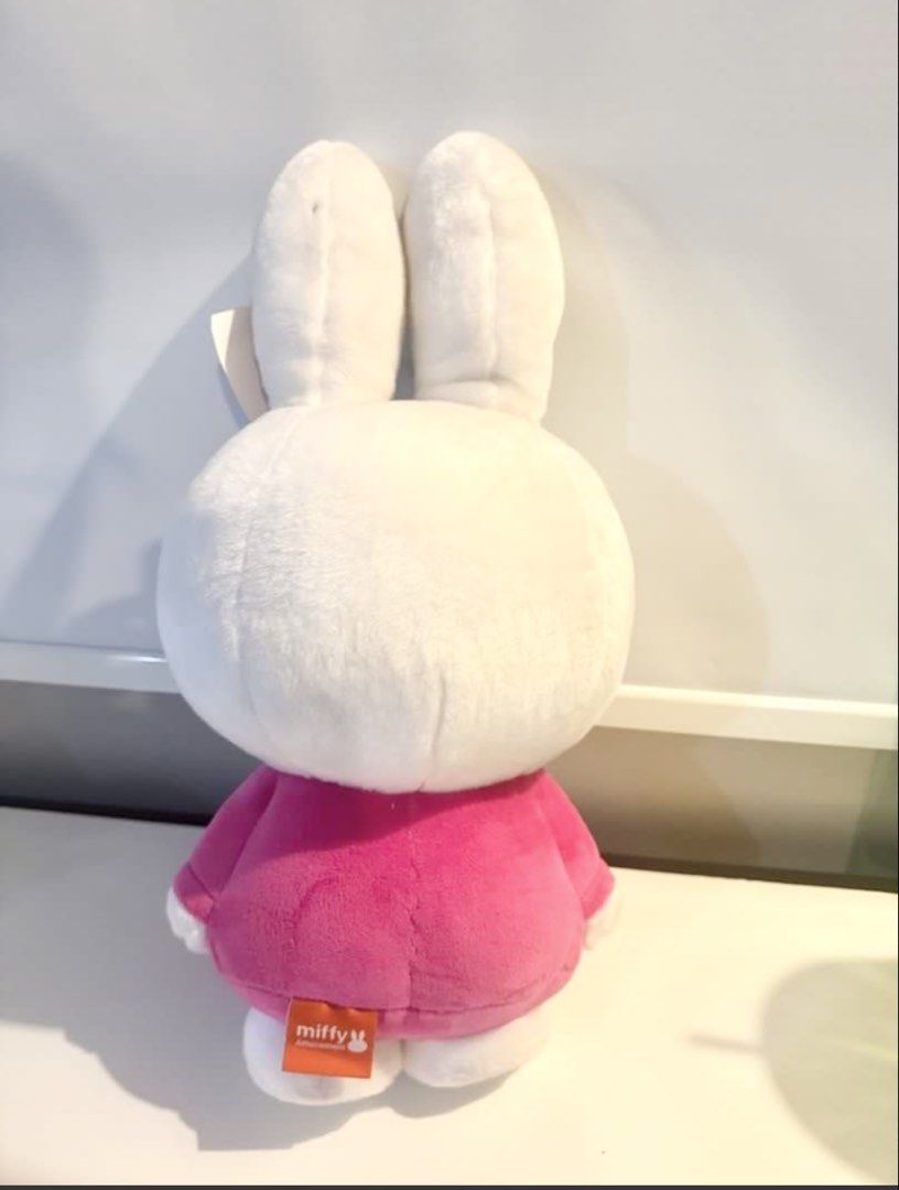 Miffy Pink Plush Toy (Large) with Tags (Category: Plushies & Soft Toys) located in Cainta. Submitted by closet83 (Listing ID 1444902810, Image 2). Description: AUTHENTIC MIFFY PLUSH • Large 19” • pink • complete with tags • downsize collection 📌 Cainta For same day delivery via Grab or Lala, buyer should facilitate booking 🟡 Php 550 + sf/df Price is FINAL.