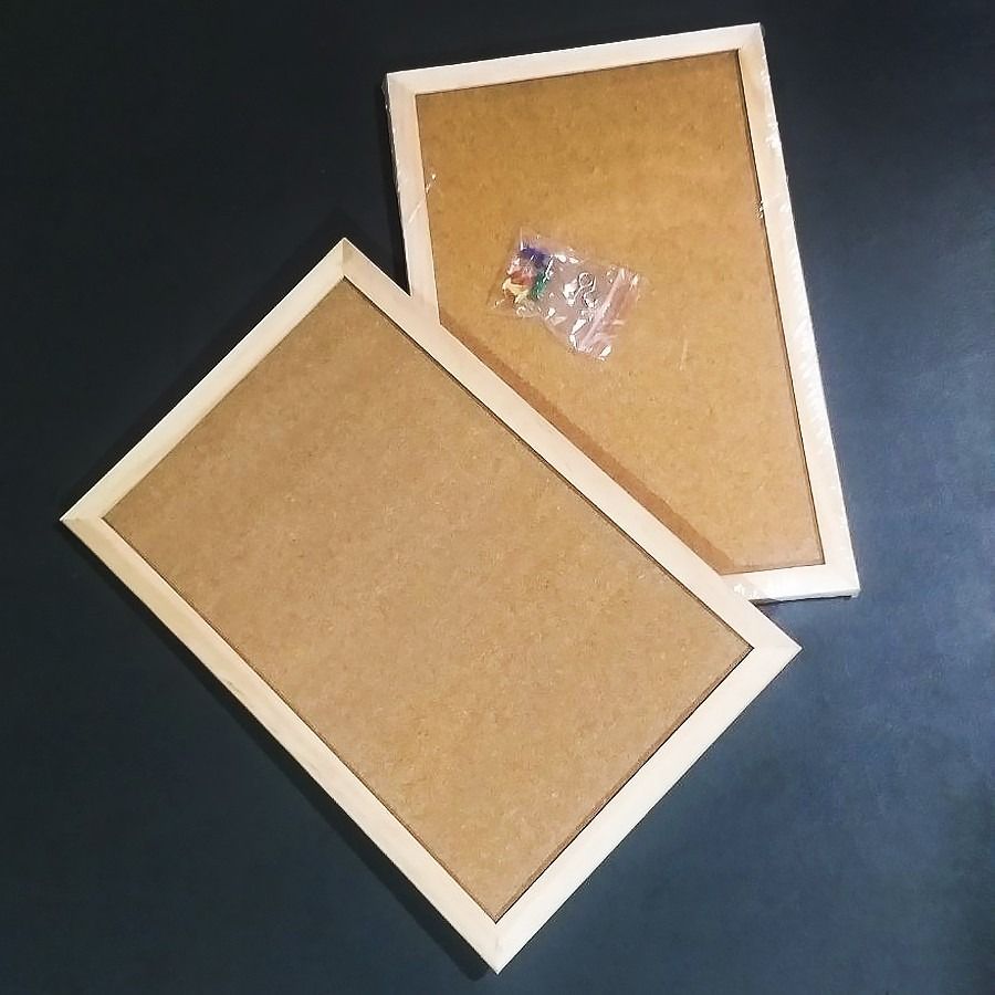 Mini Corkboard with Wooden Frame (Category: Frames & Pictures) located in Manila. Submitted by thecorkproject (Listing ID 1444942241, Image 1). Description: For important notes and reminders! Cork Pin Board with Wooden frame Size: 20x30 cm Free hook and push pin Made from 100% natural cork. #Natural #EcoFriendly #Sustainable #Economical Check our listings for more cork products. Need something custom? We do printing and design services too. For o