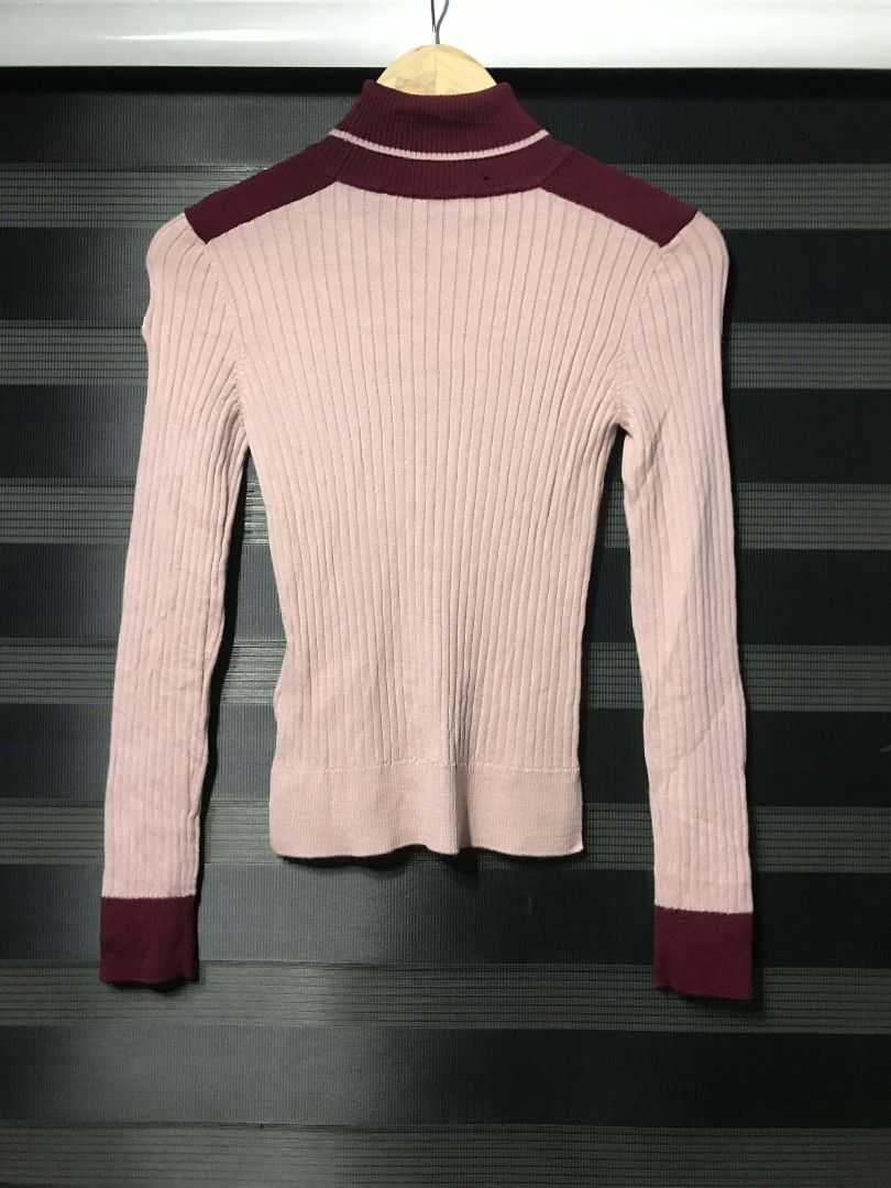 Moncler turtleneck sweater (authentic) (Category: Coats, Jackets and Outerwear) located in Caloocan City. Submitted by anthriftdepot (Listing ID 1445025001, Image 2). Description: Dimes 21x14 (Stretchable) Best fit XS-S Very good condition Color rate 9.5 /10 Small hole (last photo) Check photo for reference North Caloocan.