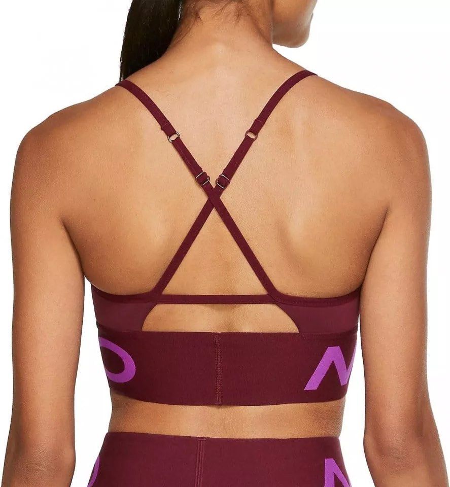 Nike W NK Pro Indy LS BRA size small (Category: Activewear) located in Iba. Submitted by xooperfindslb (Listing ID 1444964047, Image 2). Description: Nike W NK Pro Indy LS BRA size small Color: dark red Good condition No issue.