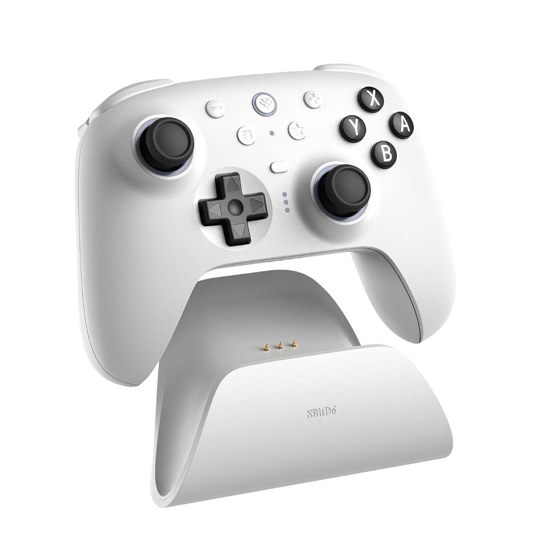 NS version- 8BitDo Ultimate 2 Wireless Controller （分類：手掣）位於 Hong Kong。 由 hellosq1 提交（商品編號 1445038761，圖片 2）。簡介： 白色無線遊戲手掣。