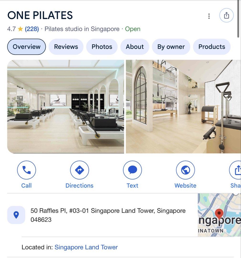 ONE PILATES Reformer Class Credits for Sale (Category: Everything Else) located in Singapore. Submitted by wbargains (Listing ID 1444917491, Image 3). Description: Pilates Reformer Class Credits for Sale * 3 outlets to choose from: Somerset / Raffles Place / Bukit Batok * Duration: 50 minutes per session * Flexible booking (subject to studio availability).