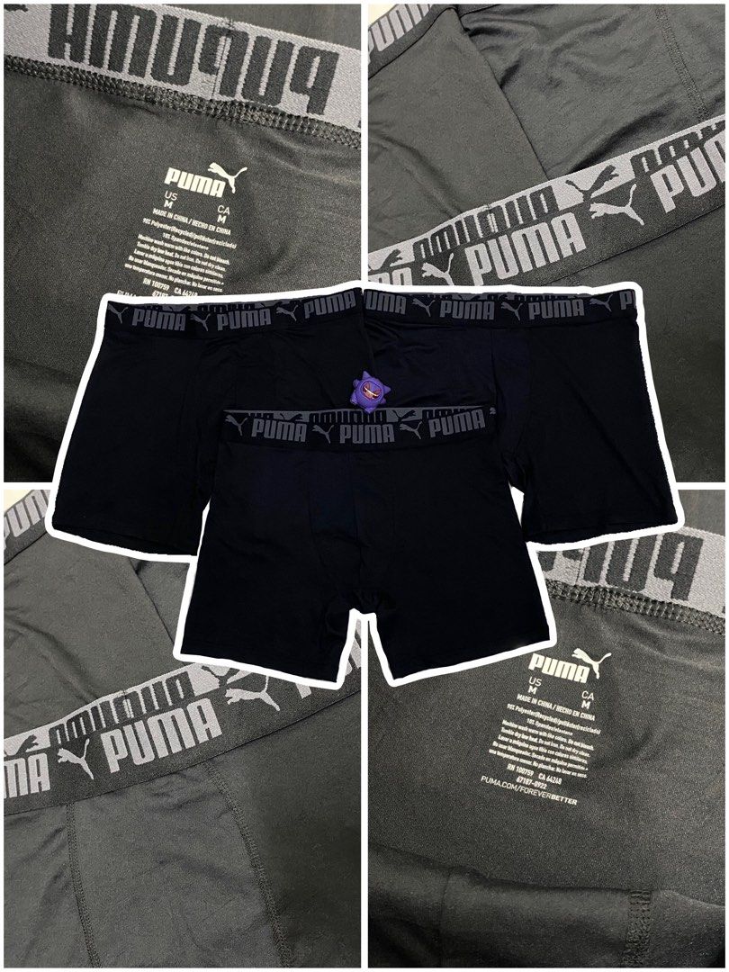 Original Puma 3 Pack Boxer Brief Performance in size Medium (Category: Underwear) located in Naga. Submitted by jamesarkkkk (Listing ID 1445032803, Image 1). Description: 200each.