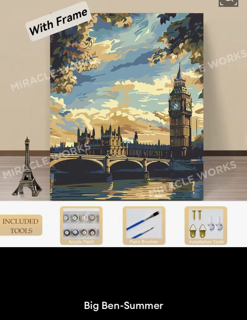 Paint by Numbers (Category: Art & Prints) located in Manila. Submitted by olxph_313523050 (Listing ID 1444973948, Image 1). Description: 30x40 cm.