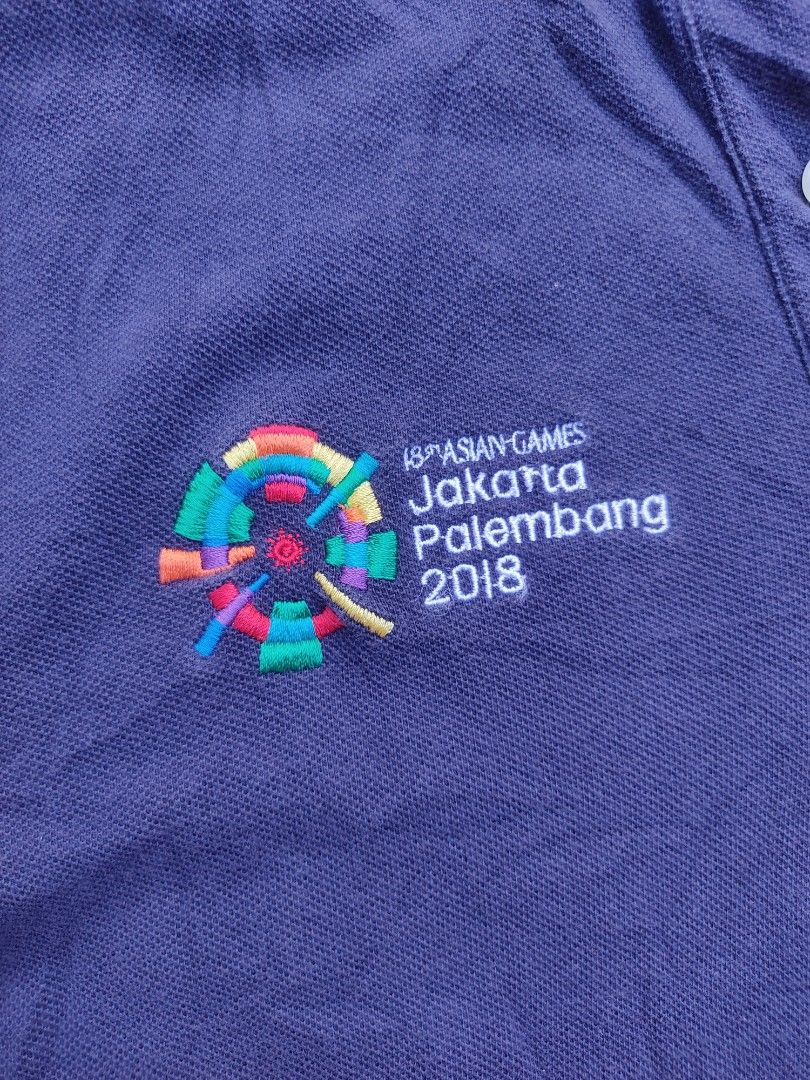 Polo RL Asian Games 2018 (off) (Category: Tshirts & Polo Shirts ) located in Ozamiz City. Submitted by drithrft (Listing ID 1444858924, Image 2). Description: Dimes (inches) - 20 x 30 Condition - 8/10 Issue - signs of usage ‼️All items are thrifted, please manage your expectations..
