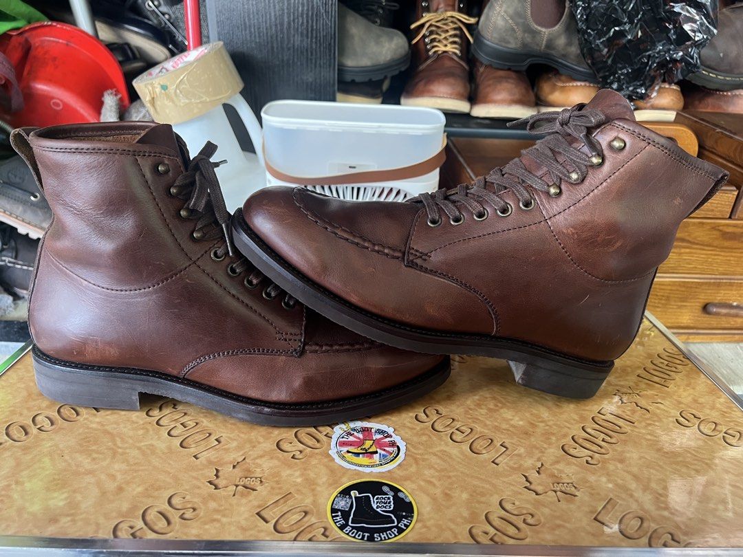 Porseyl CARMINA Moc toe Boots (Category: Boots) located in Manila. Submitted by babesdohaylo (Listing ID 1444927339, Image 3). Description: Porseyl CARMINA Moc toe Boots Available For Layaway Made in Mallorca Spain UK8.5 US M9.5 EU43.5 P 14,999 In Good Condition Location: Bambang Market Tondo Manila Stall # 8 For Appointment Only! For more items visit the following FB Page: The Boot Shop Ph Dr. Martens Ph Sell/Swap Carousel App edsantos27 / babes