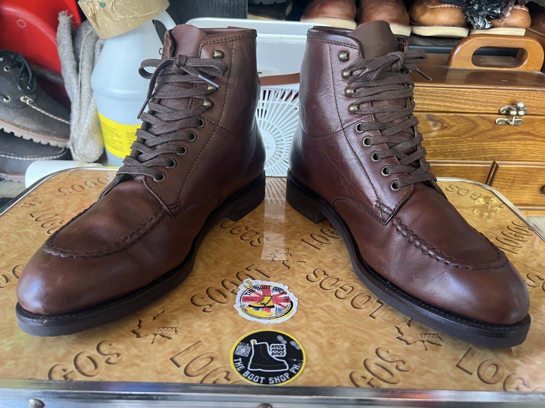 Porseyl CARMINA Moc toe Boots (Category: Boots) located in Manila. Submitted by babesdohaylo (Listing ID 1444927339, Image 2). Description: Porseyl CARMINA Moc toe Boots Available For Layaway Made in Mallorca Spain UK8.5 US M9.5 EU43.5 P 14,999 In Good Condition Location: Bambang Market Tondo Manila Stall # 8 For Appointment Only! For more items visit the following FB Page: The Boot Shop Ph Dr. Martens Ph Sell/Swap Carousel App edsantos27 / babes