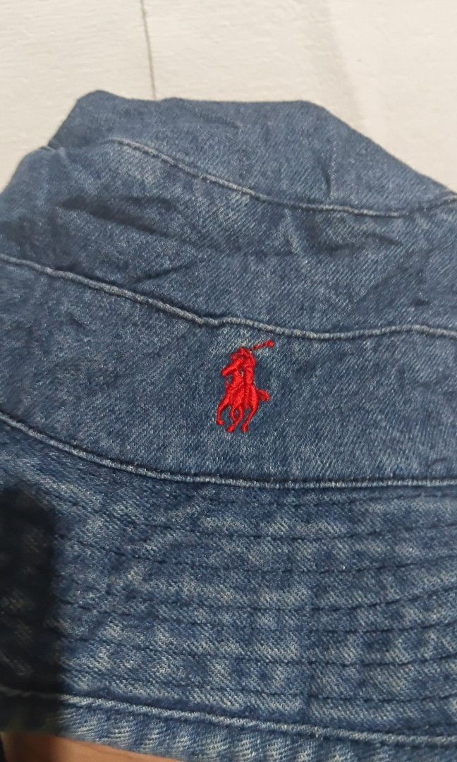 Ralp lauren Denim bucket hat (Category: Caps & Hats) located in Santo Tomas. Submitted by teofilo-thrifted (Listing ID 1444957406, Image 3). Description: ralp lauren denim.bucket hat excellent issue last photo one size fits all price 899 free shipping.