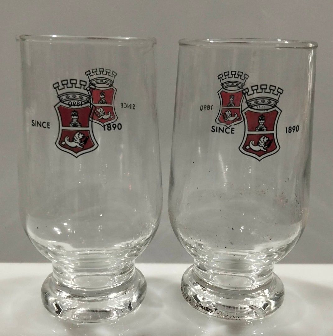 San Miguel BEER Drinking Glass (Category: Other Kitchenware & Tableware) located in Quezon City. Submitted by collectible.books.ephemera (Listing ID 1444938513, Image 1). Description: San Miguel BEER Drinking Glass - Height 5 Inches - Set of 2 clear glasses.