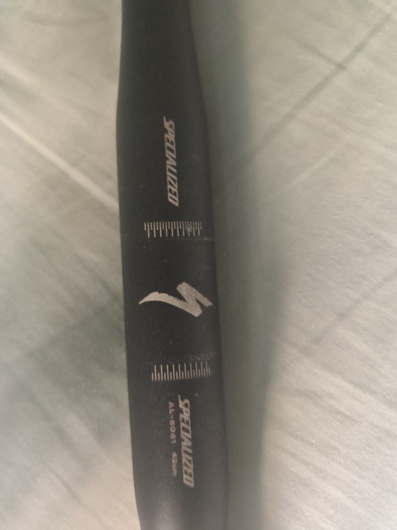 Specialized AL-6061 Bicycle Handlebars WTS/WTT URGENT (Category: Parts & Accessories) located in Singapore. Submitted by supkiki (Listing ID 1444861059, Image 1). Description: Specialized handlebars for your bike. Made from AL-6061 aluminum. Measures 420mm. Some scuffs and marks on the bars from previous use. Still solid and functional. Ready for a new setup. can trade any parts mostly want to sell off.