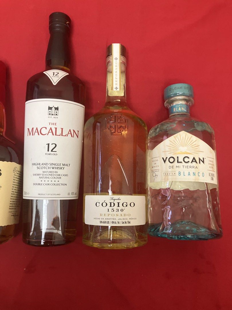 spirits (Category: Beverages) located in Singapore. Submitted by barmadude (Listing ID 1444964562, Image 3). Description: Take all 7 bottles. RFS moving houde. clearing my cabinet. Macallan-150 Ron Zacapa and test all $760each 700ml btl.