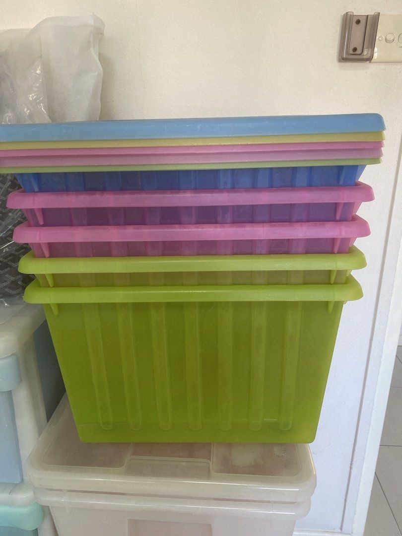 Stackable Plastic Storage Boxes with Lids487500751328389120