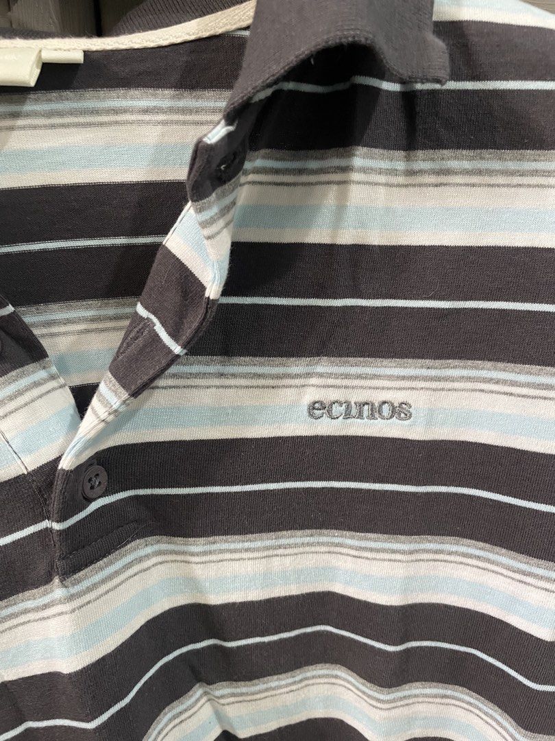 Stripe longsleeve (Category: Tshirts & Polo Shirts ) located in Manila. Submitted by _jerome (Listing ID 1444933428, Image 3). Description: Ecinos (s-m) Length: 23 Width: 20.5 Sleeve Length: 22 Has stains lang .
