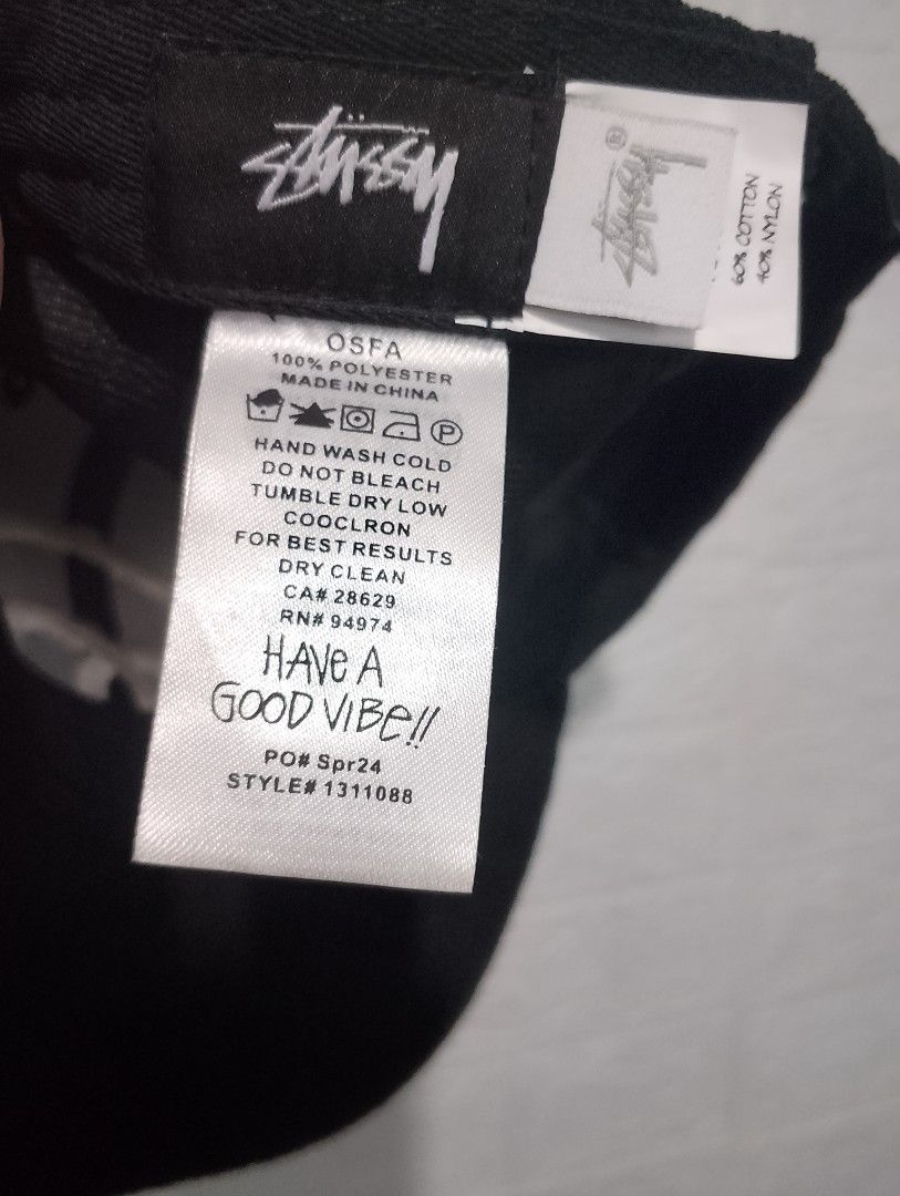 Stussy Corduroy Big Link Low Pro Strapback Cap 'Black' (Category: Caps & Hats) located in Caloocan City. Submitted by zklclo (Listing ID 1444925852, Image 2). Description: Stussy Corduroy Big Link Low Pro Strapback Cap 'Black' 𝐅𝐈𝐑𝐒𝐓 𝐓𝐎 𝐏𝐀𝐘 𝐁𝐀𝐒𝐈𝐒 👉Courier: J&T and lalamove 👉No free shipping 👉Location: North Caloocan 👉Mode of Payment: Gcash.