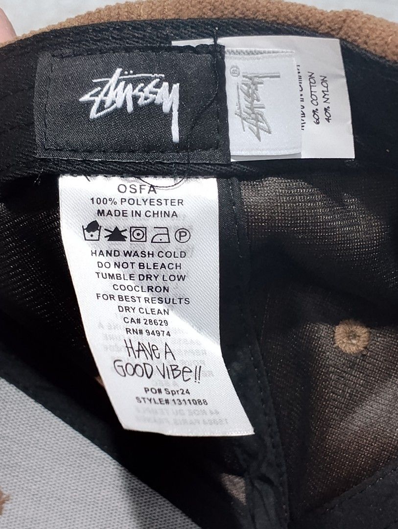 Stussy Corduroy Big Link Low Pro Strapback Cap 'Brown' (Category: Caps & Hats) located in Caloocan City. Submitted by zklclo (Listing ID 1444926327, Image 2). Description: Stussy Corduroy Big Link Low Pro Strapback Cap 'Brown' 𝐅𝐈𝐑𝐒𝐓 𝐓𝐎 𝐏𝐀𝐘 𝐁𝐀𝐒𝐈𝐒 👉Courier: J&T and lalamove 👉No free shipping 👉Location: North Caloocan 👉Mode of Payment: Gcash.
