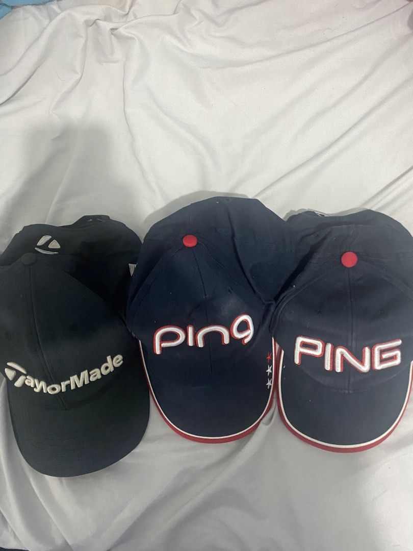 TaylorMade and Ping Golf Hats (Category: Golf) located in Caloocan City. Submitted by jtcortz (Listing ID 1444883382, Image 1). Description: 200 aspack 50-100 each.