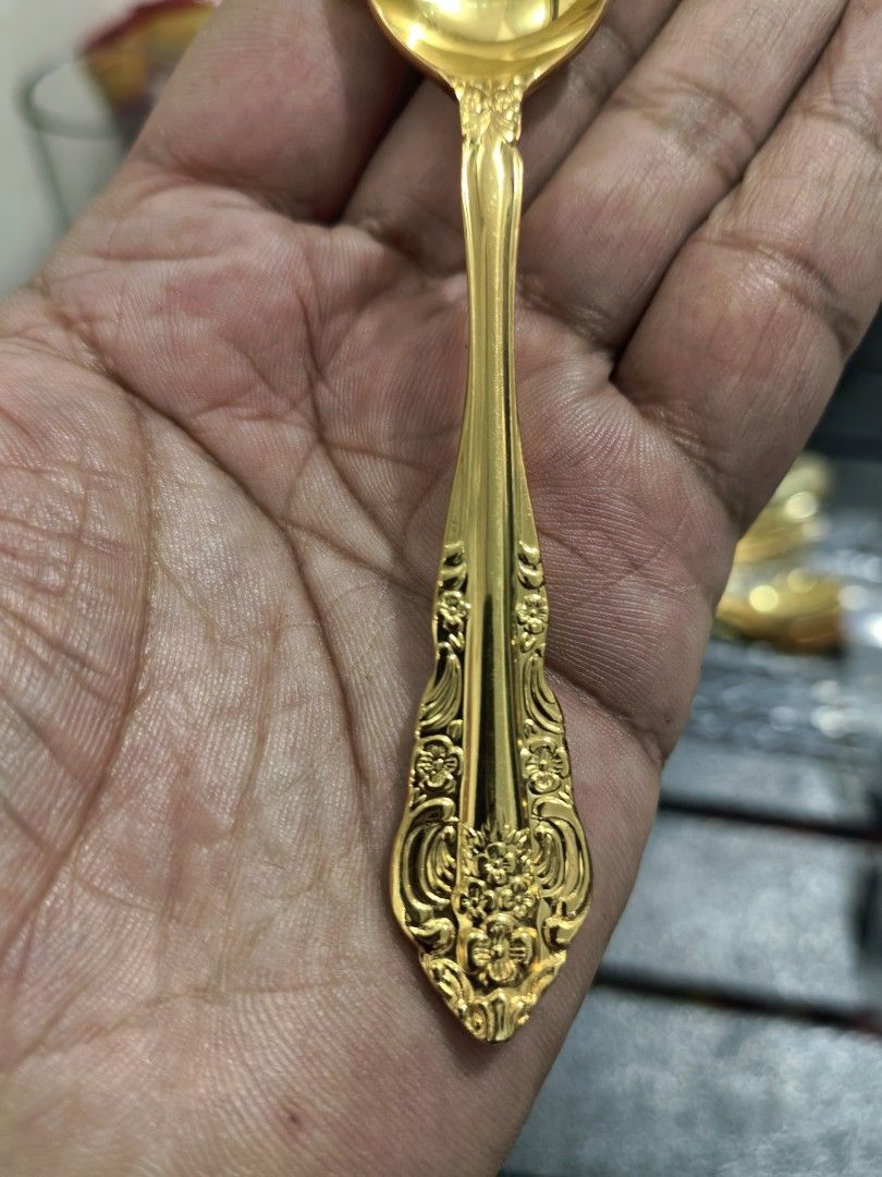 Teaspoon - Kanekin Souvenir Spoon 24K GP (Category: Other Kitchenware & Tableware) located in Cebu City. Submitted by dudes_villanueva (Listing ID 1444860943, Image 3). Description: Teaspoon - Kanekin Souvenir Spoon 24K GP 📌 Marked as 24K gold plated. 📌 Brand: Kanekin. 📌 Material: 24K Gold Plated (24K G.P.). 📌 Type: Vintage Japanese souvenir spoon. 📌 In excellent condition..