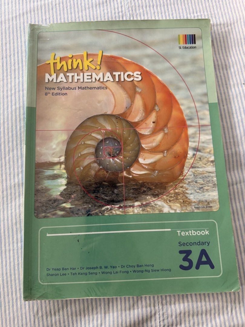 Think! Mathematics Secondary 3A New Syllabus Mathematics 8th Edition (Category: Textbooks) located in Manila. Submitted by olxph_785558338 (Listing ID 1444895012, Image 1). Description: - Think! Mathematics Textbook for Secondary 3A - Aligned with New Syllabus Mathematics, 8th Edition - Grade 11 - Moderate writing on pages.