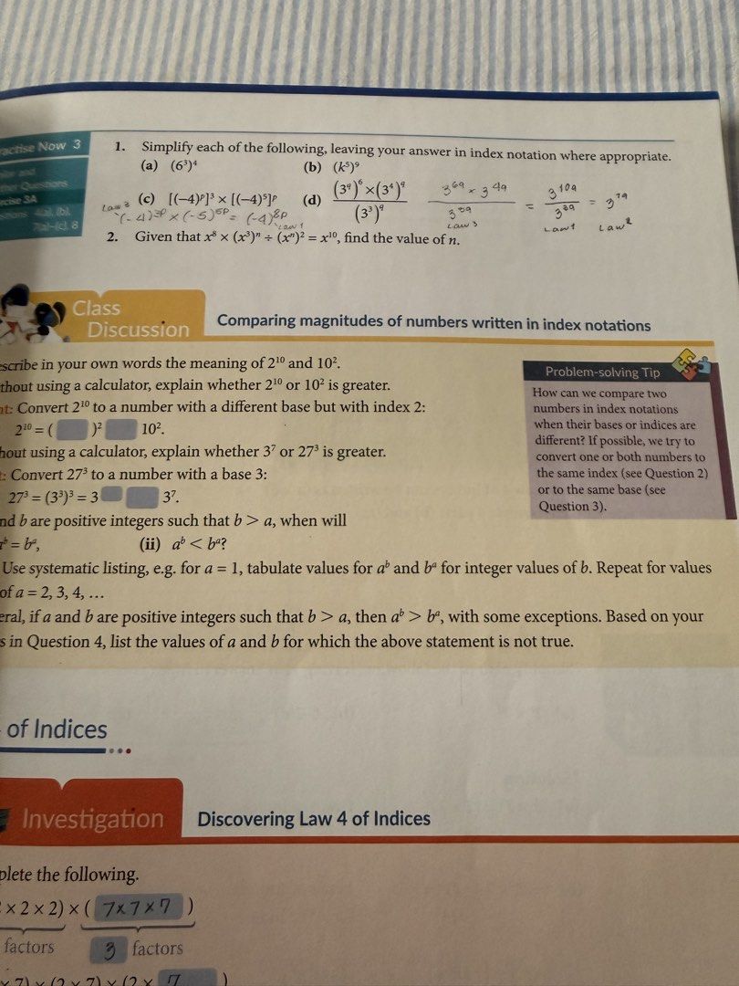 Think! Mathematics Secondary 3A New Syllabus Mathematics 8th Edition (Category: Textbooks) located in Manila. Submitted by olxph_785558338 (Listing ID 1444895012, Image 3). Description: - Think! Mathematics Textbook for Secondary 3A - Aligned with New Syllabus Mathematics, 8th Edition - Grade 11 - Moderate writing on pages.