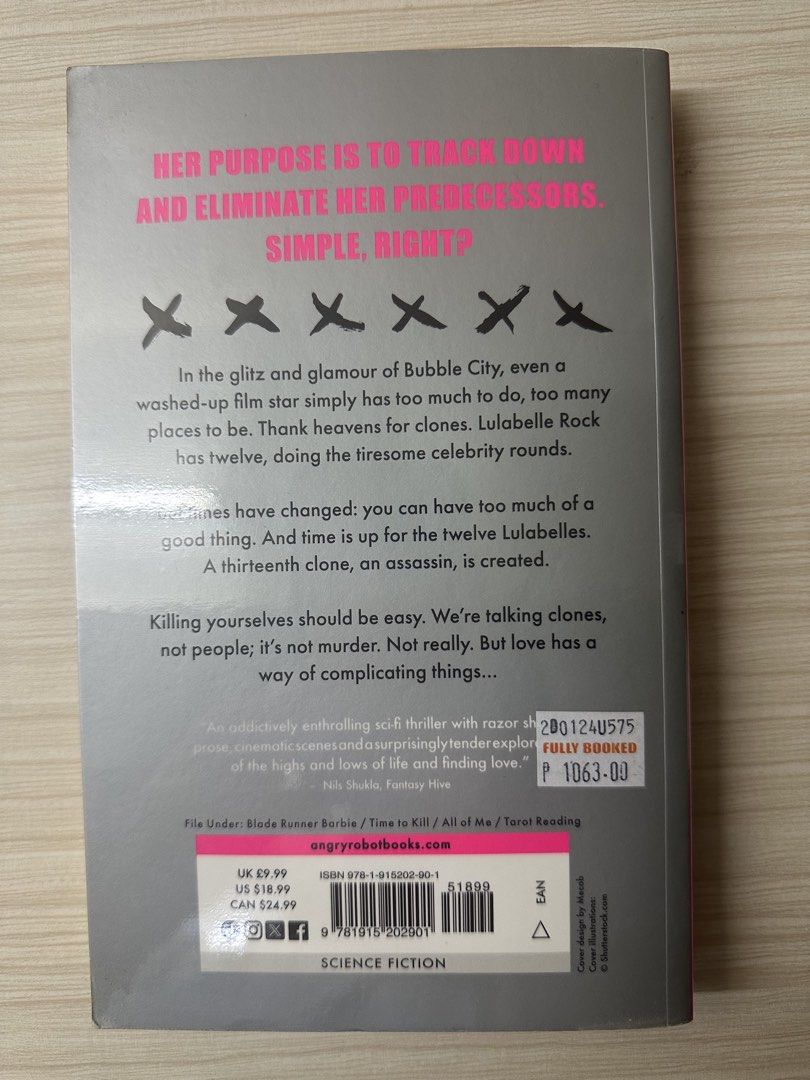 Thirteen Ways to Kill Lulabelle Rock by Maud Woolf (Category: Storybooks) located in Pasig City. Submitted by shisogeim (Listing ID 1445001602, Image 2). Description: ✅ Covered in plastic ✅ Slight yellowing of pages ✅ BPI, GCash, & Maya.