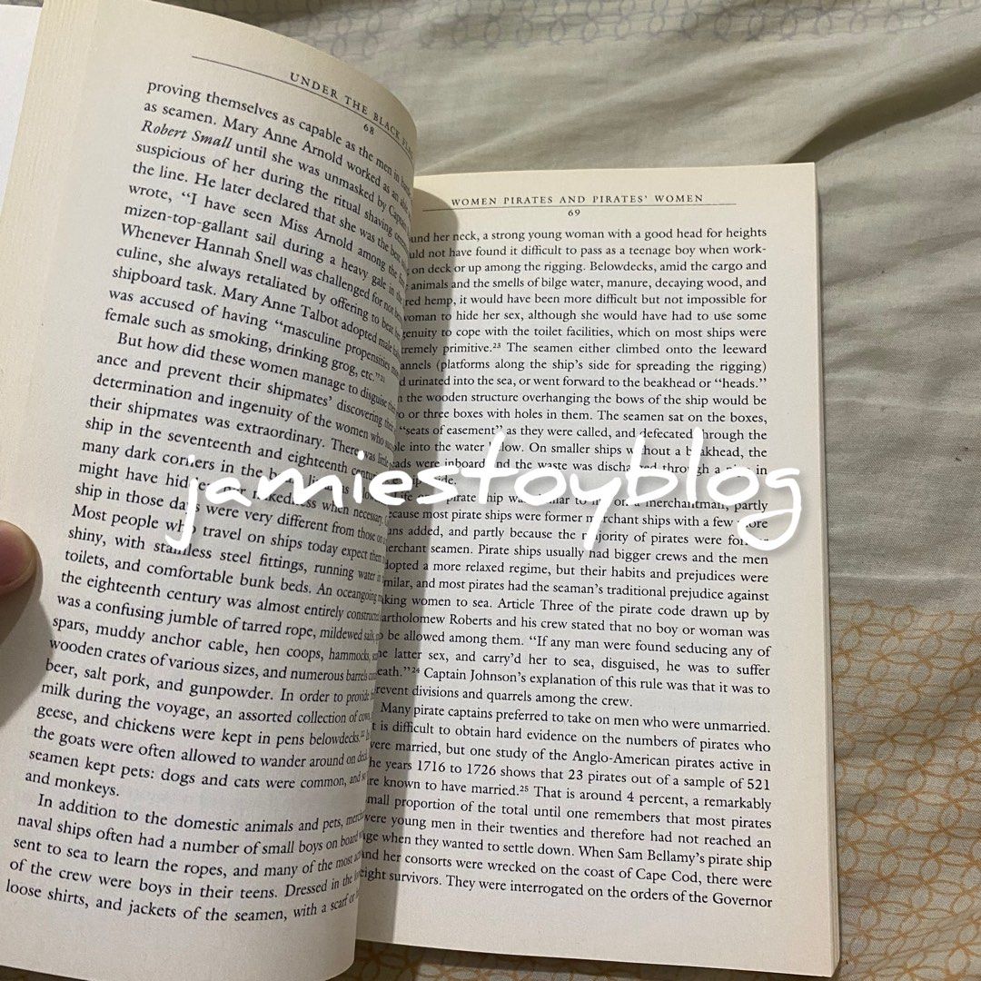 Under The Black Flag by David Cordingly book (Category: Storybooks) located in Quezon City. Submitted by ohitsninja (Listing ID 1444954466, Image 3). Description: The Romance and the reality of life among the pirates As is Pay by Gcash Delivery shouldered by buyer I DO NOT USE COD OR SCO. RFS: Decluttering, Need funds.