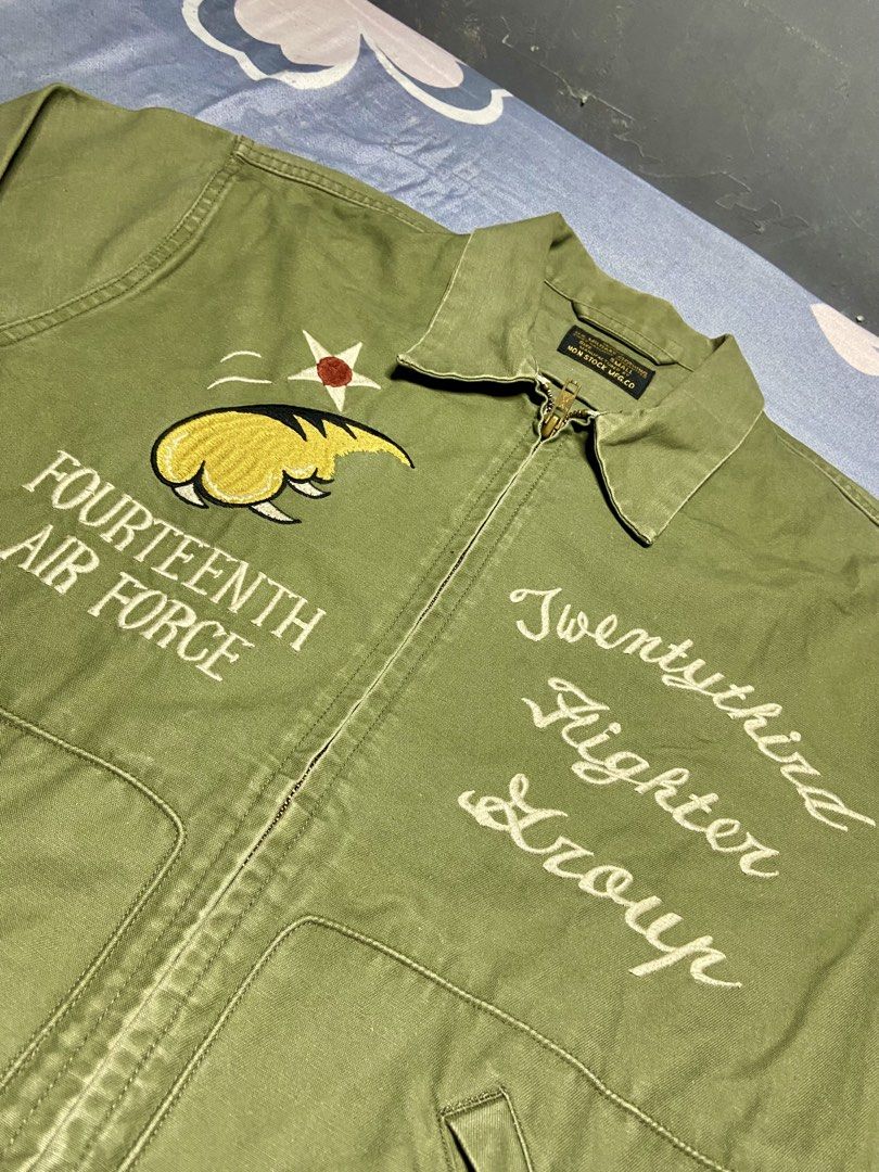USAAF 14th Air Force Flying Tigers (Category: Coats, Jackets and Outerwear) located in Cabuyao City. Submitted by chukz_x (Listing ID 1445041432, Image 3). Description: Size Small 20 width 24 length Good condition .