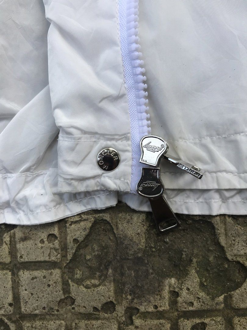 Vintage Moncler Lightweight Windbreaker (Category: Coats, Jackets and Outerwear) located in Cebu City. Submitted by whytruekoy (Listing ID 1444881074, Image 3). Description: Vintage Moncler Lightweight Womens Windbreaker Authentic Medium - Large Excellent.