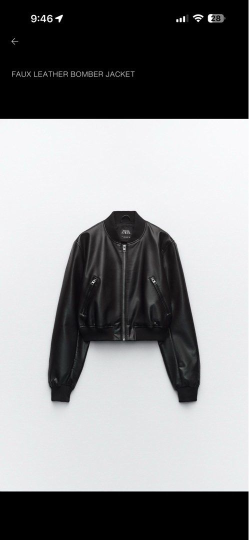 Zara Leather Jacket Black (Category: Coats, Jackets and Outerwear) located in Quezon City. Submitted by tropicaleaux (Listing ID 1444995034, Image 1). Description: .