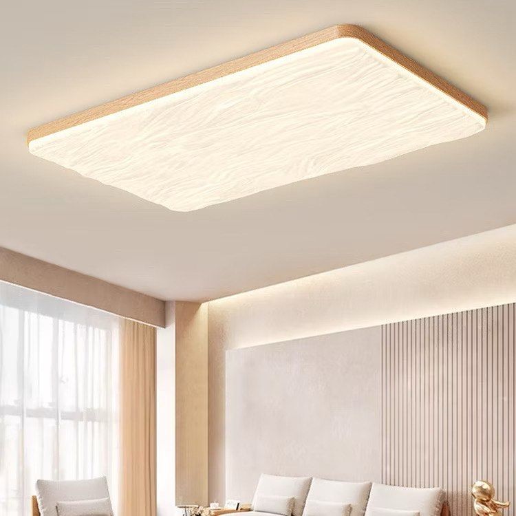 160w LED Smart Ceiling Light (Category: Lighting) located in Kuala Lumpur. Submitted by manleong20 (Listing ID 1445064708, Image 3). Description: - 160W Smart LED Ceiling Light - Elegant design with wooden frame and textured wave diffuser - Remote controller included for adjustable brightness and color temperature - Dimensions: 110cm x 70cm x 7.5cm - Brand new, unused unit - Available 2 unit, cheaper if take both.