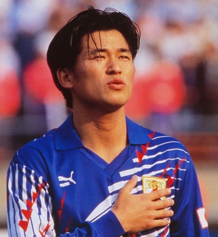 原版Puma Japan 日本1993-1994 Home Kazu 三浦知良主場長袖球衣波衫